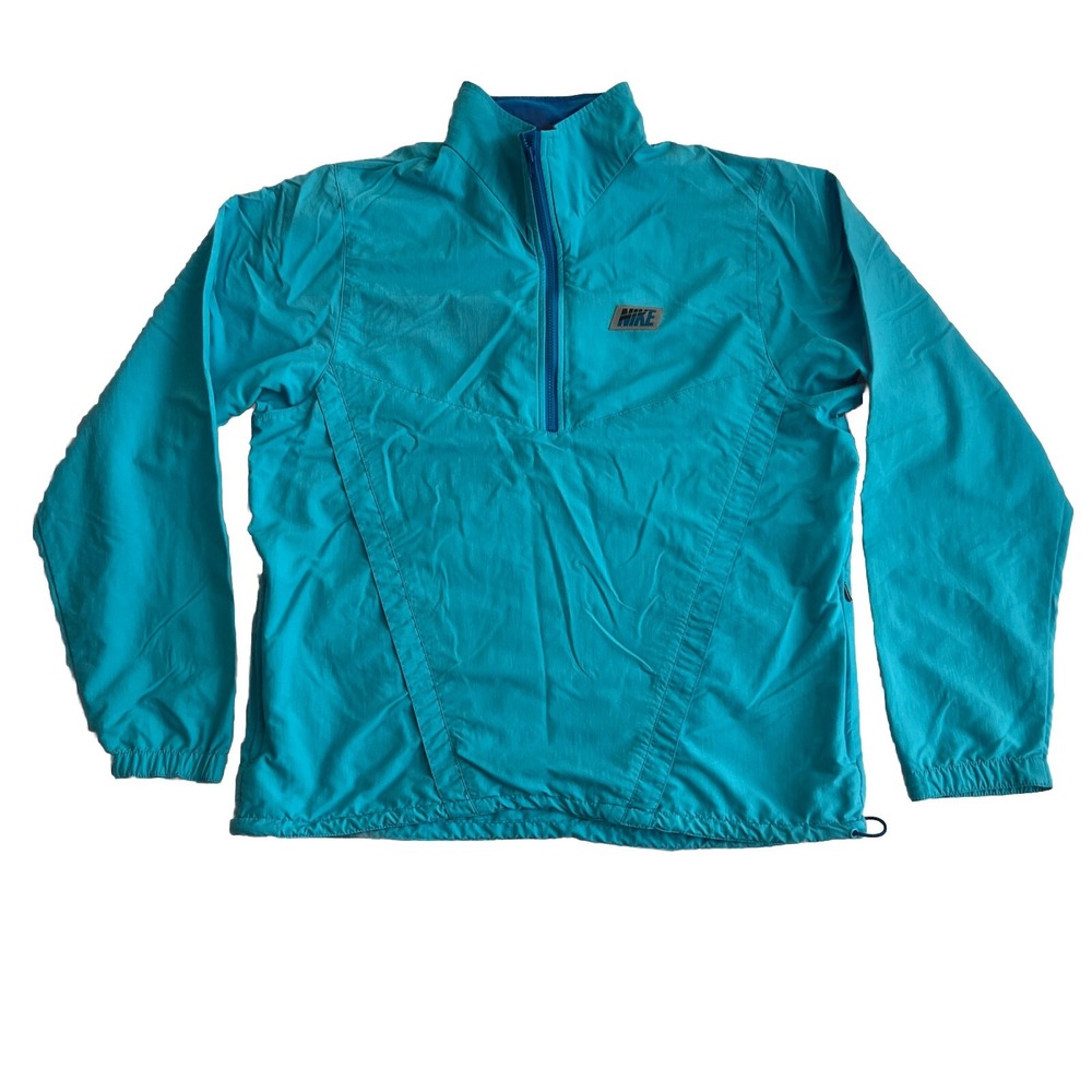Vintage Nike Windbreaker Womens Size Large Blue Retro‎ Track Jacket Vented 90s